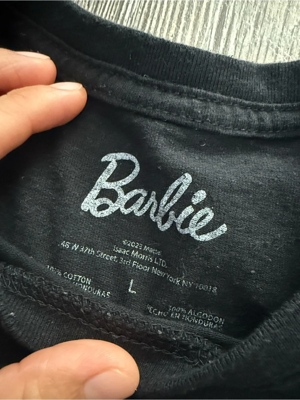 Barbie Pink and Teal Malibu Beach Graphic Tee L